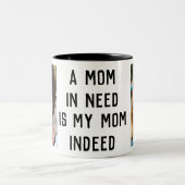 母マグモダンママはBFFコーヒーマグが大好き ツートーンマグカップ (中央)