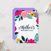 母マザーデイ カード (正面/裏面インサイチュ)