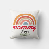 母ママの子供の名前をパーソナライズカスタムする クッション (正面)