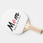 母ママの子供の名前をパーソナライズカスタムする 卓球ラケット (横)