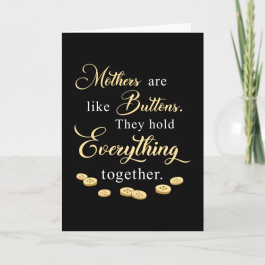 母ママ母の日ママのギフトおもしろいママ カード (正面)