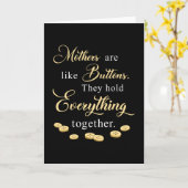 母ママ母の日ママのギフトおもしろいママ カード (黄色い花)