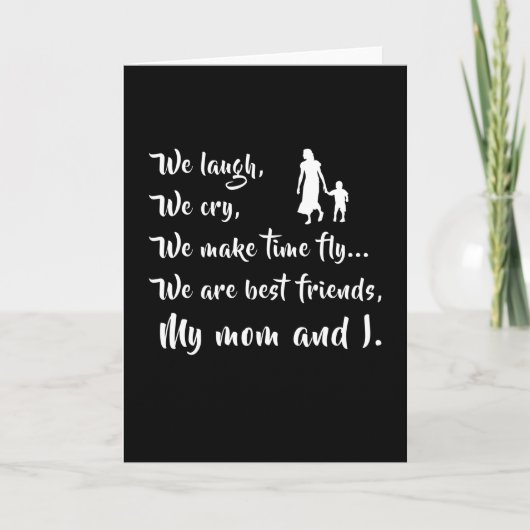 母ママ母の日ママのギフトおもしろい母 カード (正面)