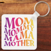 母ママ母キーチェーン キーホルダー (裏面)
