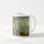 母マリアが蛇を踏みつけた コーヒーマグカップ (正面右)