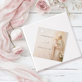 母マリアとベビーバプテスマ フェイバータグ