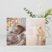 母マリアとベビーバプテスマ 招待状 (スタンド正面)