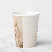 母マリアとベビーバプテスマ 紙コップ (左)