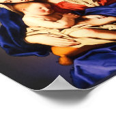 母マリアと子イエス ポスター (角)