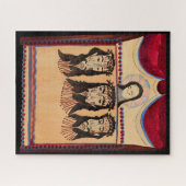 母マリア・イエスキリスト・ソーンクラウンアート絵画ズ ジグソーパズル (横)