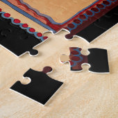 母マリア・イエスキリスト・ソーンクラウンアート絵画ズ ジグソーパズル (側面)