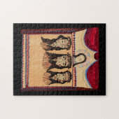 母マリア・イエスキリスト・ソーンクラウンアート絵画ズ ジグソーパズル (横)