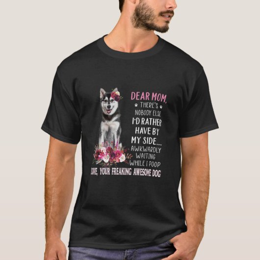 母マ親愛マ犬のオーナーハッピー母の日11 Tシャツ (正面)