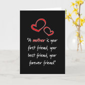 母ミイママ母の日ラブマザーギフトおもしろいアイディア カード (黄色い花)