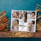 母ミニマルの日フォトコラージュ記念 フォトプラーク (側面)