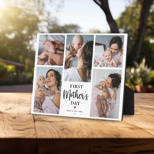 母ミニマルの日フォトコラージュ記念 フォトプラーク