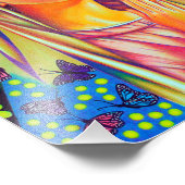 母メアリ祈ーは上から光を当てて フォトプリント            (角)