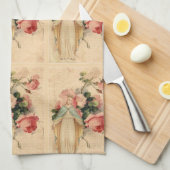 母メリー宗教賛美された新しいバラ キッチンタオル (四つ折り)