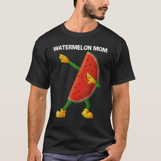 母メロン果実植物用スイカ Tシャツ (正面)