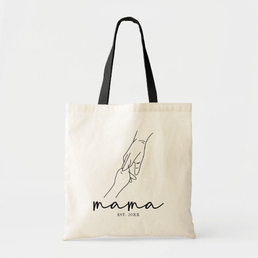 母モダンが母を作る トートバッグ (正面)