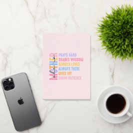 母モダンと母のクール贈り物おもしろい 箔グリーティングカード