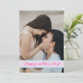 母モダンの日と写カスタム真&文字 シーズンカード (スタンド正面)