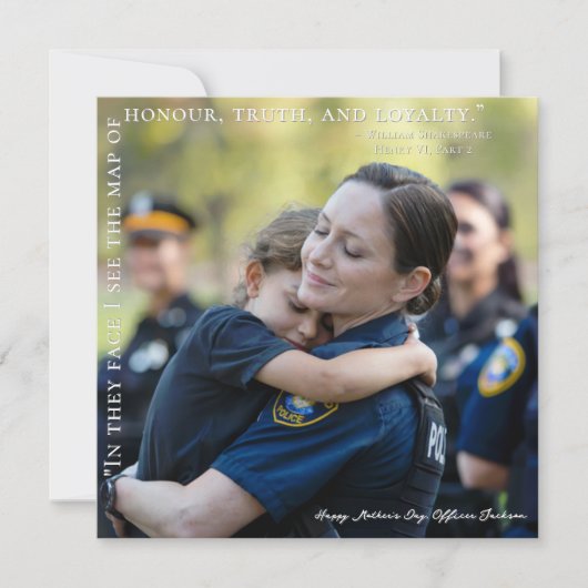 母モダンの日のキープサクファーストレンダー引用文 シーズンカード (正面)