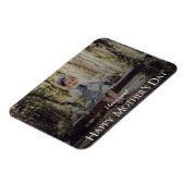 母モダンの日のフォトマグネット マグネット (左側)