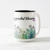 母モダンの日のマグ ツートーンマグカップ (正面右)