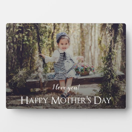 母モダンの日の写真プラーク フォトプラーク (正面)