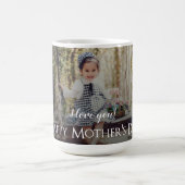 母モダンの日の写真マグカップ コーヒーマグカップ (中央)