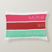 母モダンの日トレンディータイポグラフィ アクセントクッション (正面)