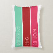 母モダンの日トレンディータイポグラフィ アクセントクッション (正面(垂直))