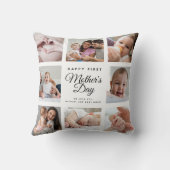 母モダンの日ベビー写真館 クッション (裏面)