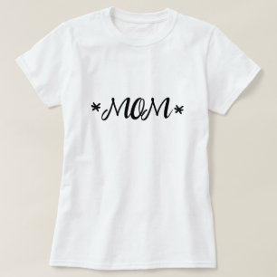 母モダンの日l白黒l母 tシャツ