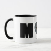 母モダンハート写真名母の日 マグカップ (左)