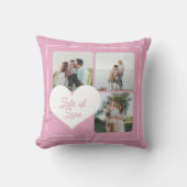 母モダン母の日たくさんの愛3写真コラージュ クッション (正面)