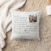 母モダン母フォトノートブックメッセージ クッション (ブランケット)