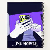 母モバイルハンズバイオレットアボカドホワイト ノートブック (裏面)