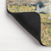 母ヤギと幼い子(Segantini) マウスパッド (コーナー)