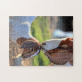 母ヤギ及びベビー ジグソーパズル (横)