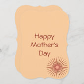 母ユニークの日のカード – 彼女のために (正面/裏面)