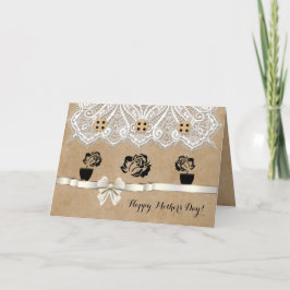 母ユニークの日のバラ シーズンカード