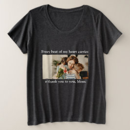 母ユニークの日の贈り物の驚き プラスサイズTシャツ