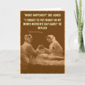 母ユーモアのあるの日 カード (正面)