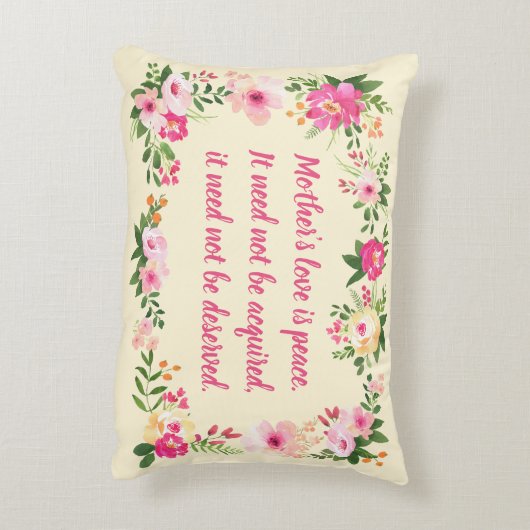 母ラブウォーターカラーフローラ アクセントクッション (裏面(縦))