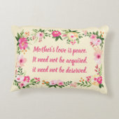 母ラブウォーターカラーフローラ アクセントクッション (裏面)