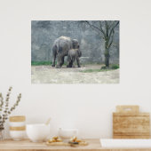 母ラブウォーターカラーポスター ポスター (キッチン)