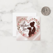 母ラブクリスチャンの母の日のカード ノートカード (正面/裏面インサイチュ)