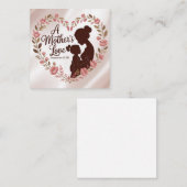 母ラブクリスチャンの母の日のカード ノートカード (正面/裏面)